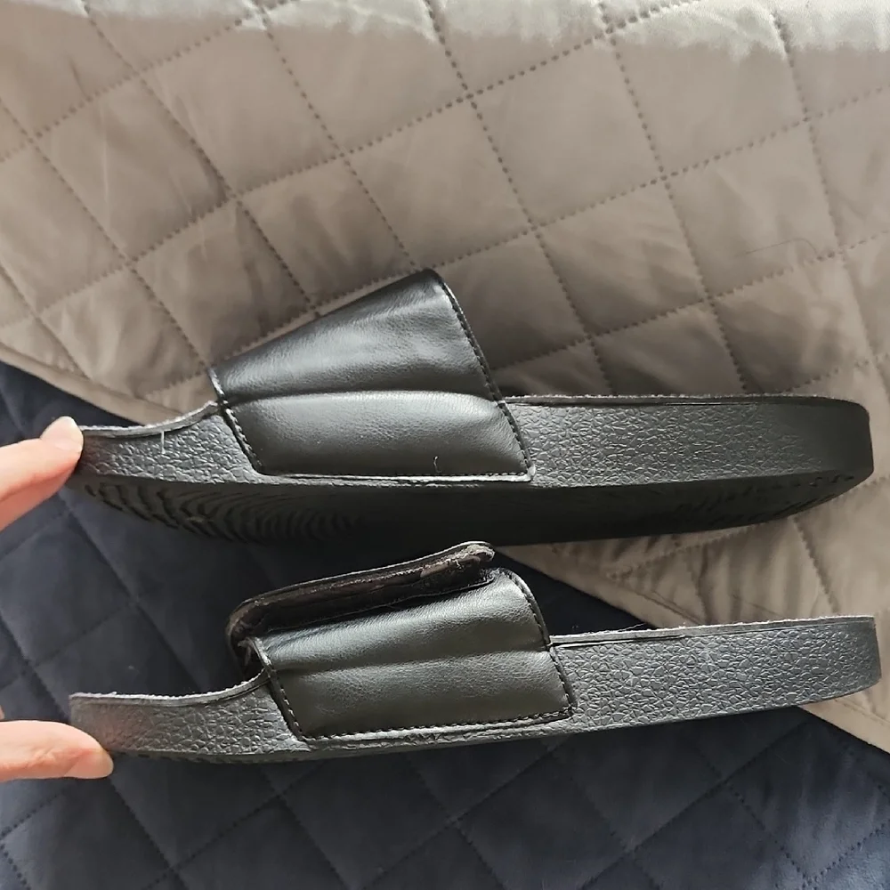 Men's Black Slide Sandals